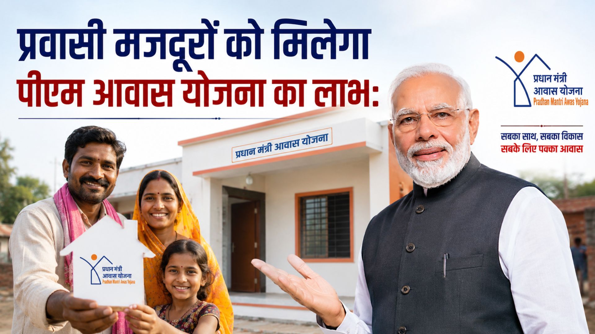 Migrant workers to get benefits of PM Awas Yojana: