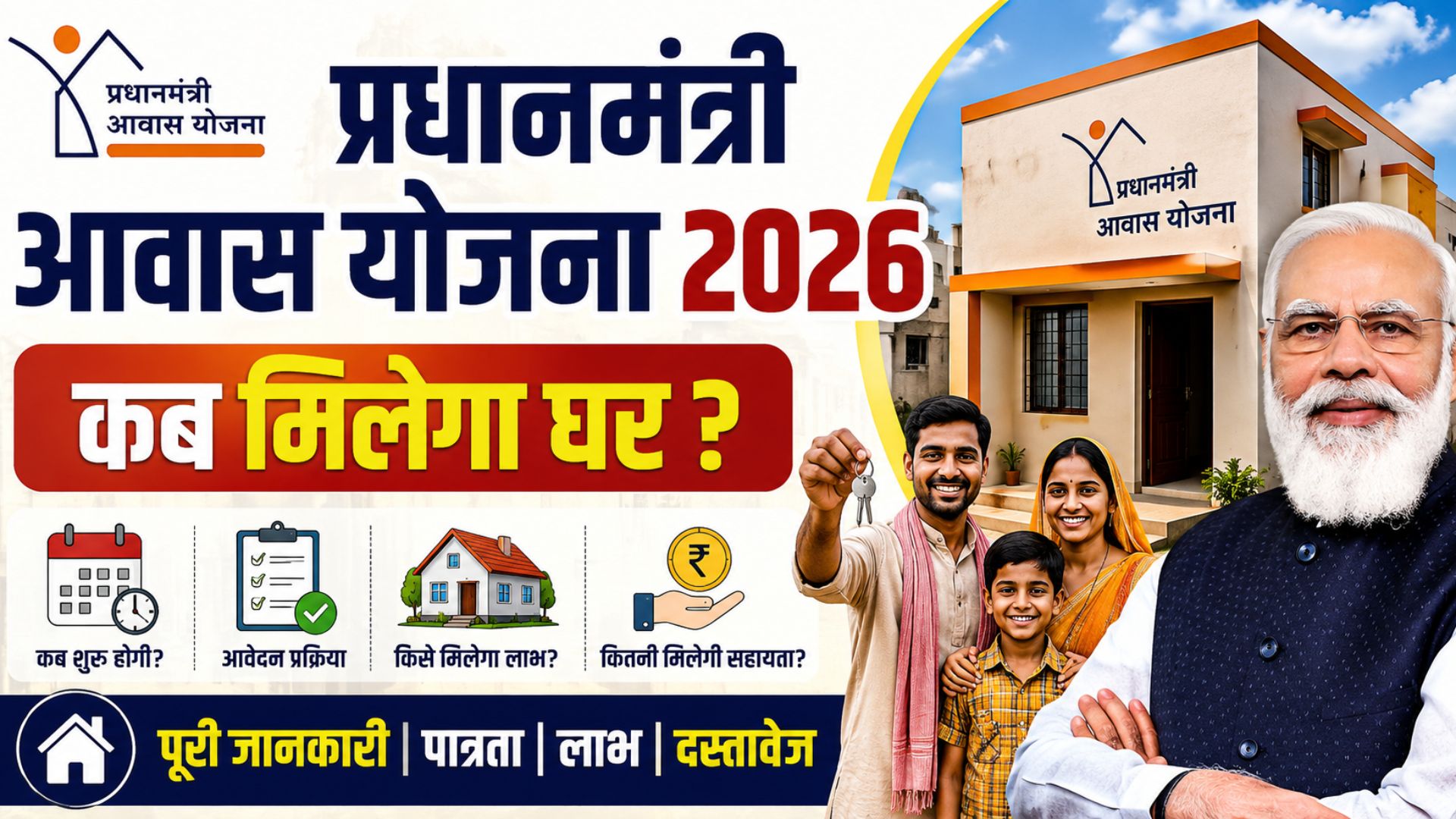 Pradhan Mantri Awas Yojana 2026: When will the house be received