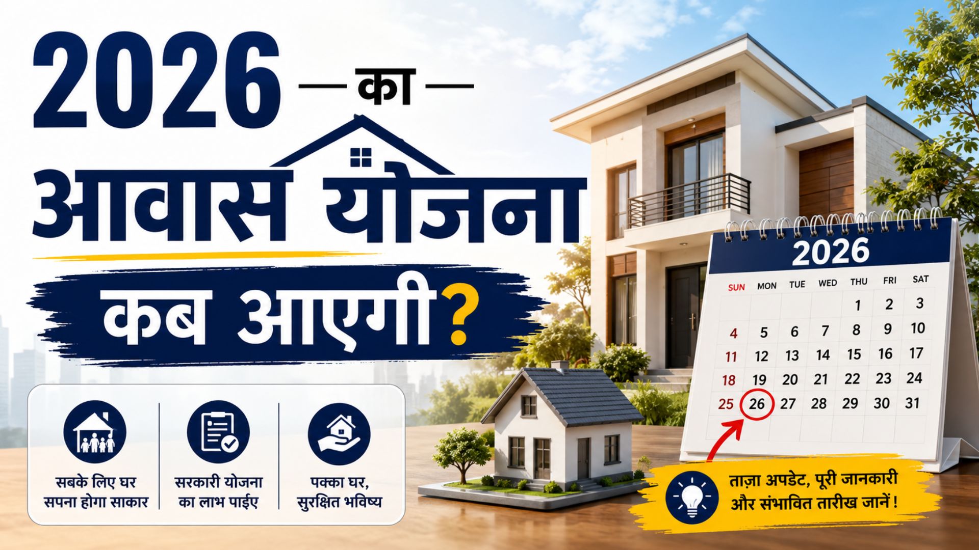 When will the 2026 housing scheme be launched