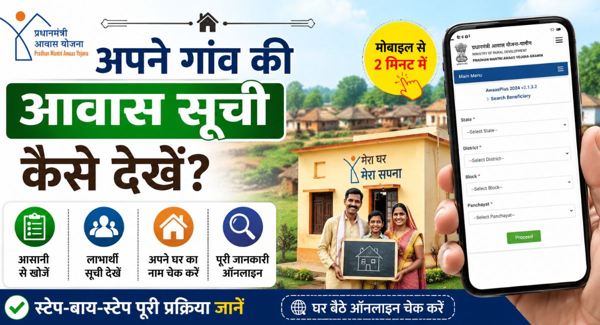 How to view the housing list for your village