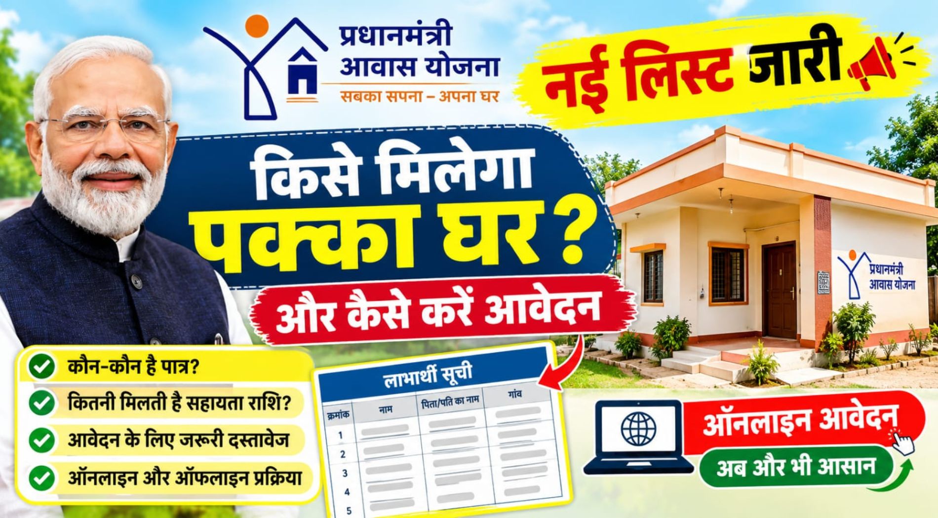 New list released Who will get a permanent house and how to apply