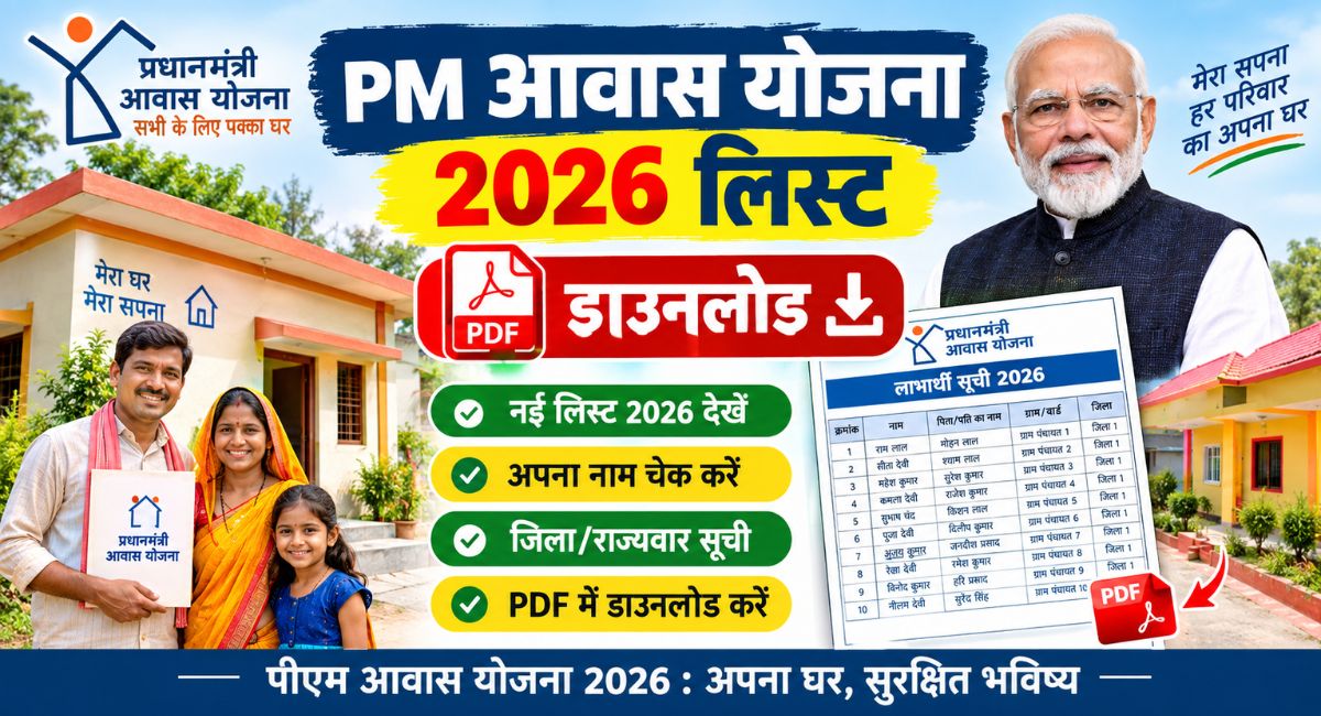 PM Awas Yojana 2026 List PDF Download