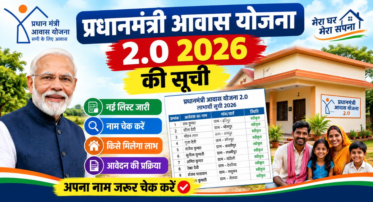 Pradhan Mantri Awas Yojana 2.0 2026 List